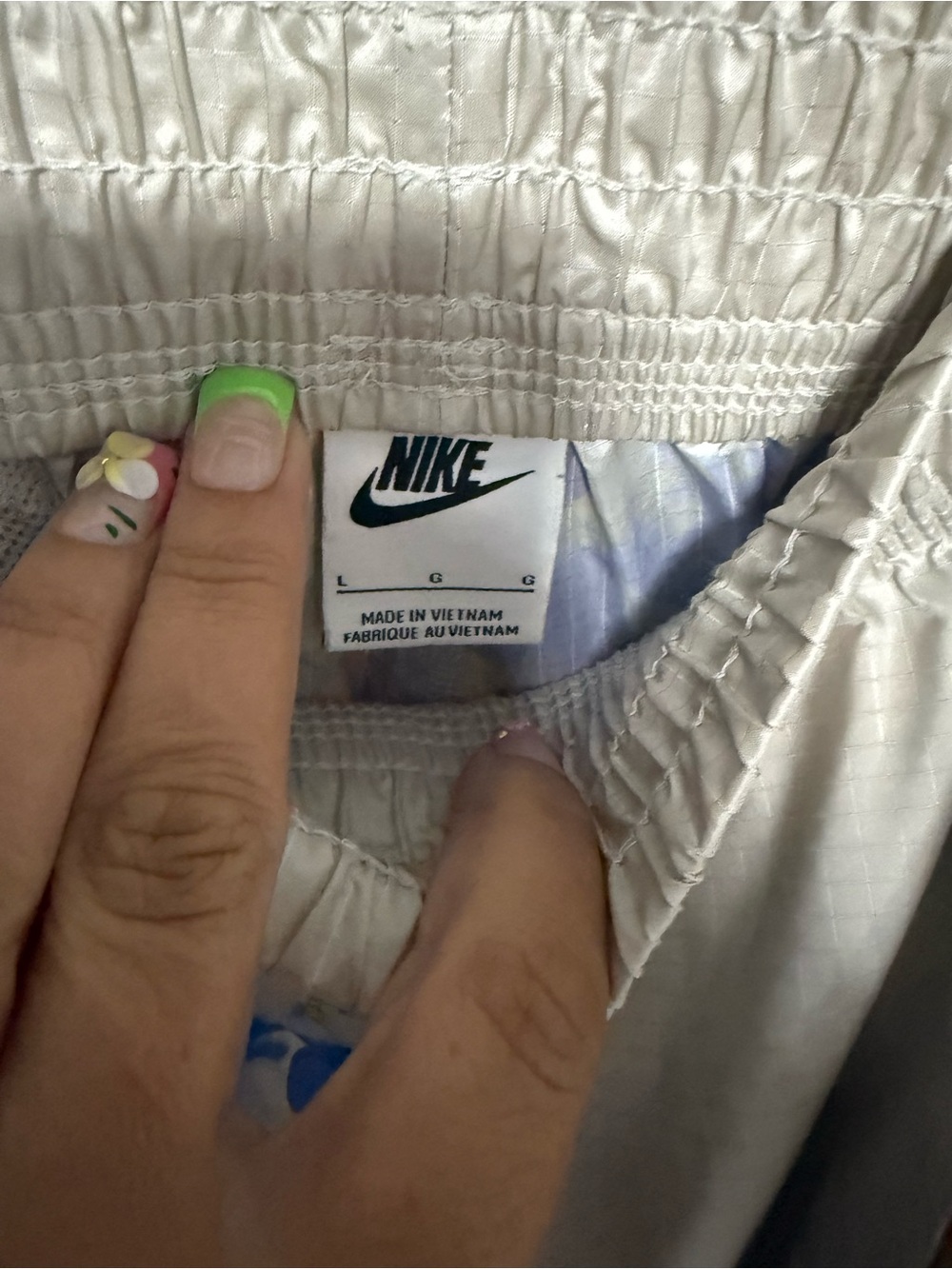 Nike Floral Track Jacket & Joggers - Blue, Orange, White - Picture 6 of 8